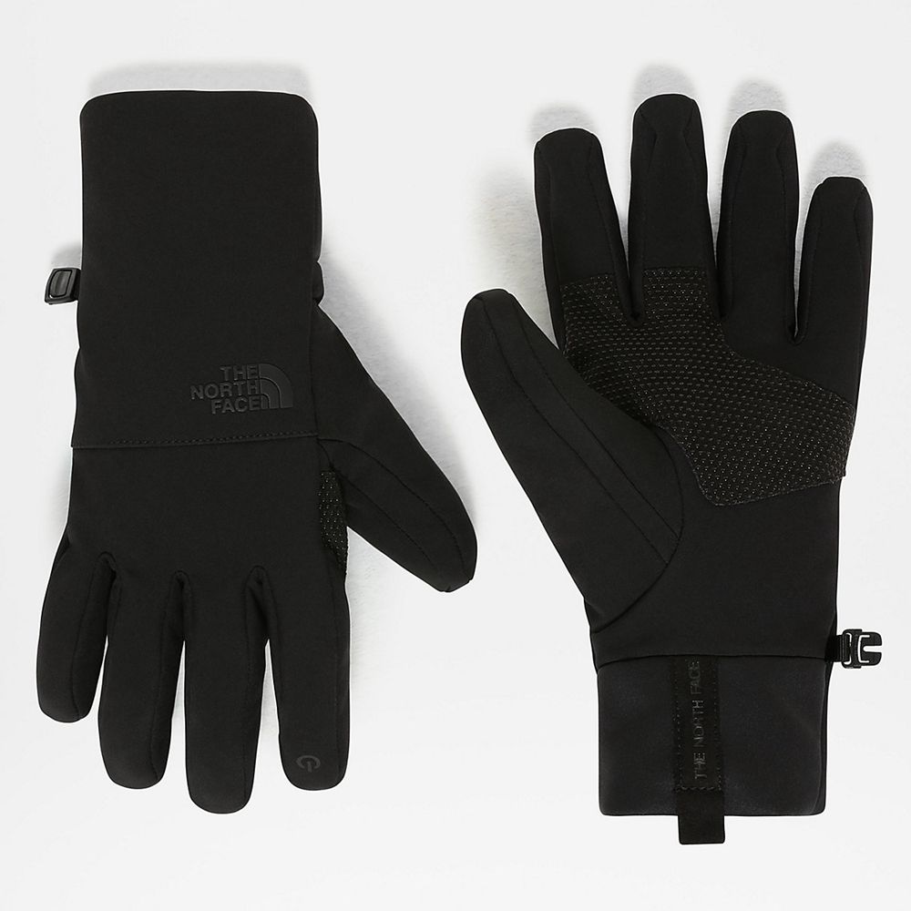 The North Face Gloves Mens Australia - The North Face Apex Etip™ Black (XBP-456280)